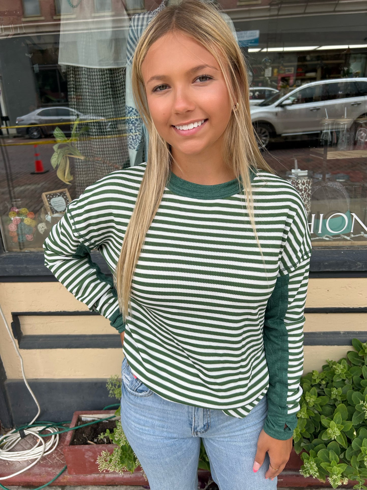 Vinlie Stripe Top