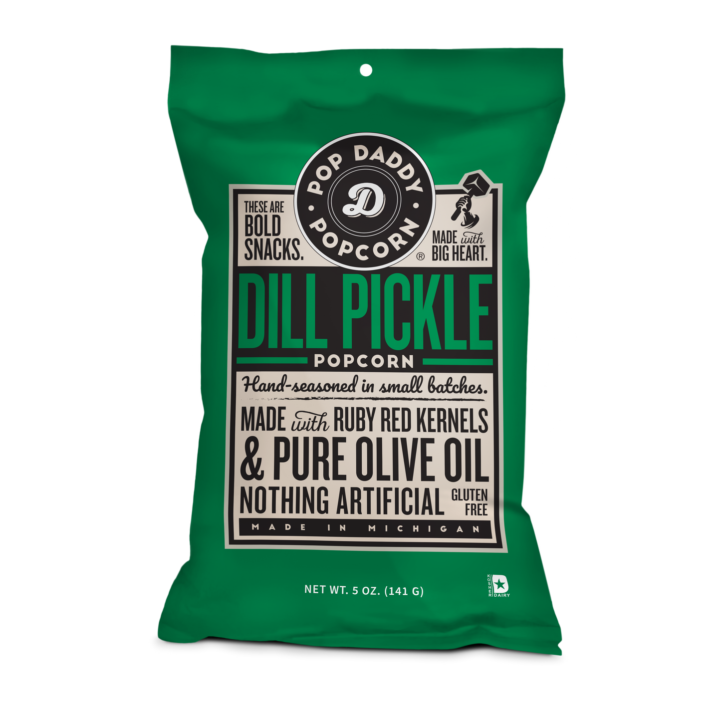 Pop Daddy Popcorn Dill Pickle