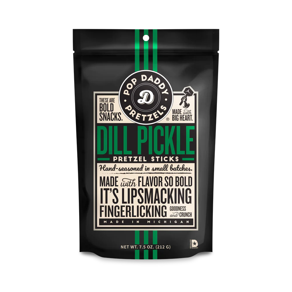 Pop Daddy Dill Pickle Pretzel Sticks