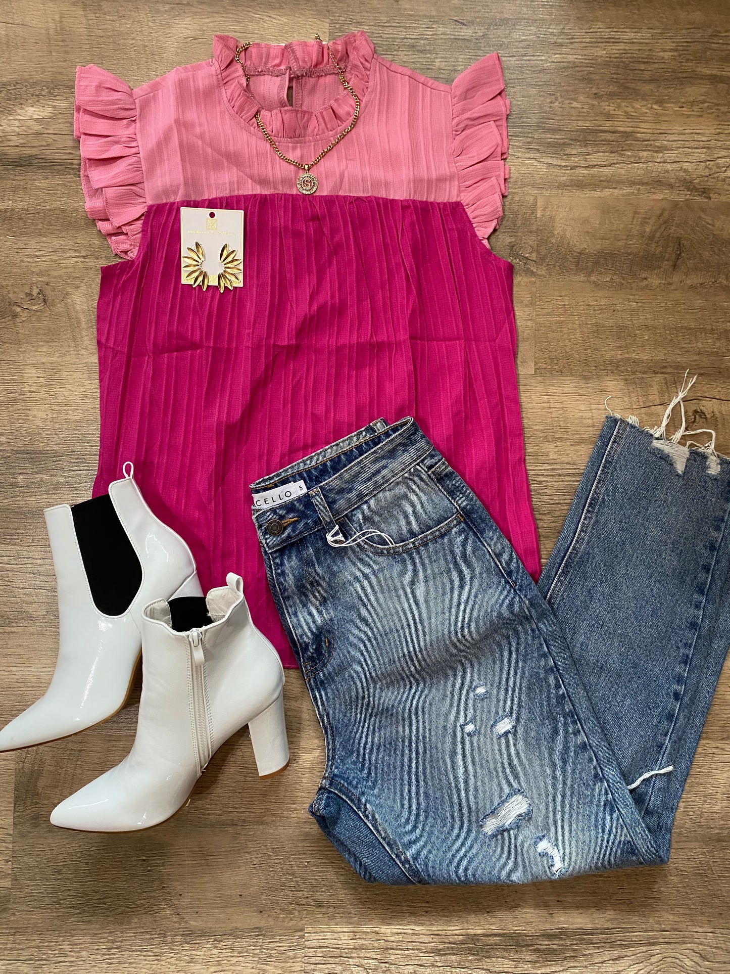 Lydia Pink Blouse