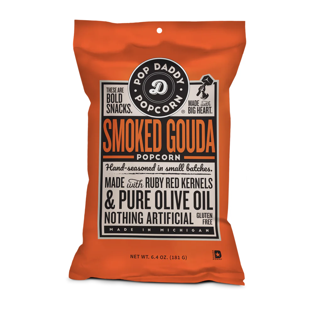 Pop Daddy Smoked Gouda Popcorn