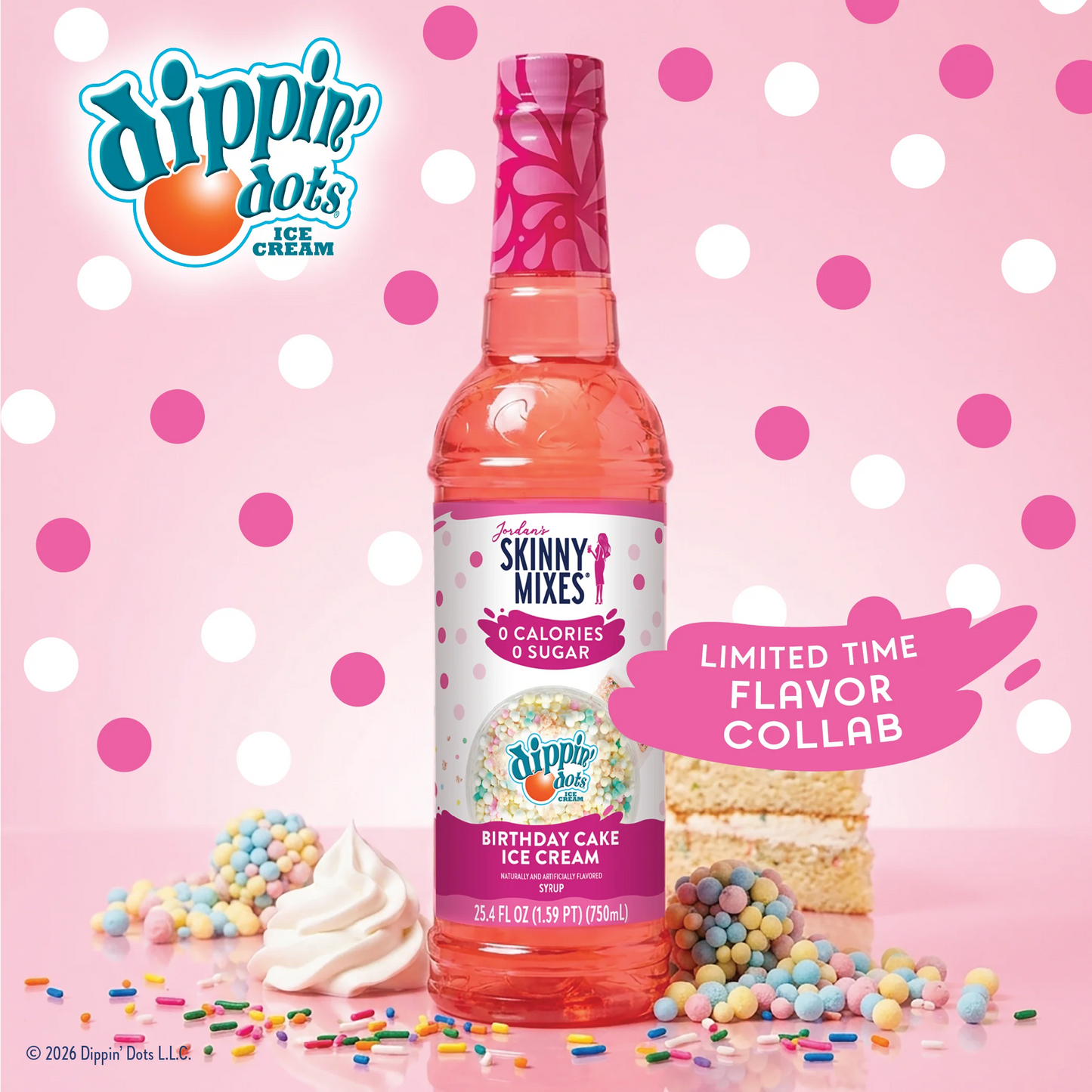 Birthday Cake Ice Cream Skinny Syrup