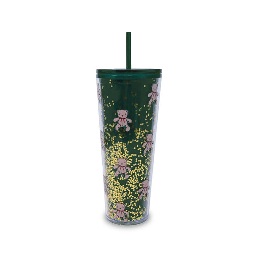 Vera Bradley Tumbler with straw