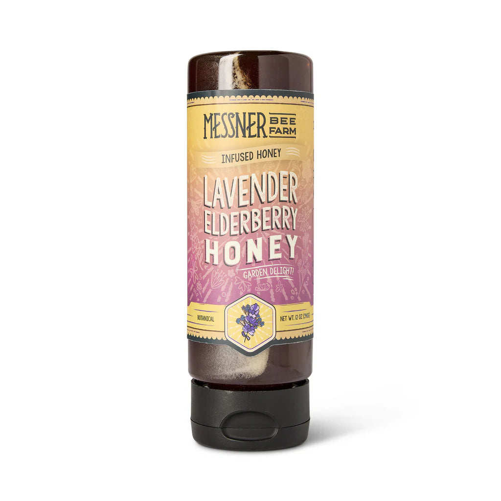 Messner Bee Farm Lavender Elderberry Infused Honey