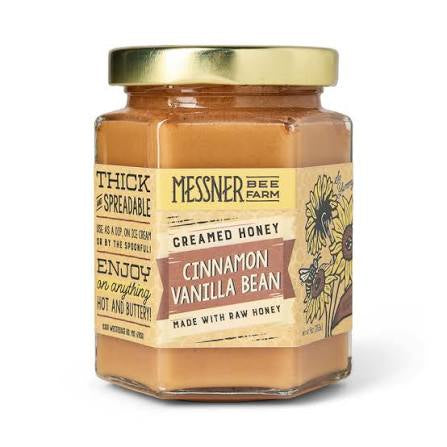 Messner Bee Farm Cinnamon Vanilla Bean Creamed Honey