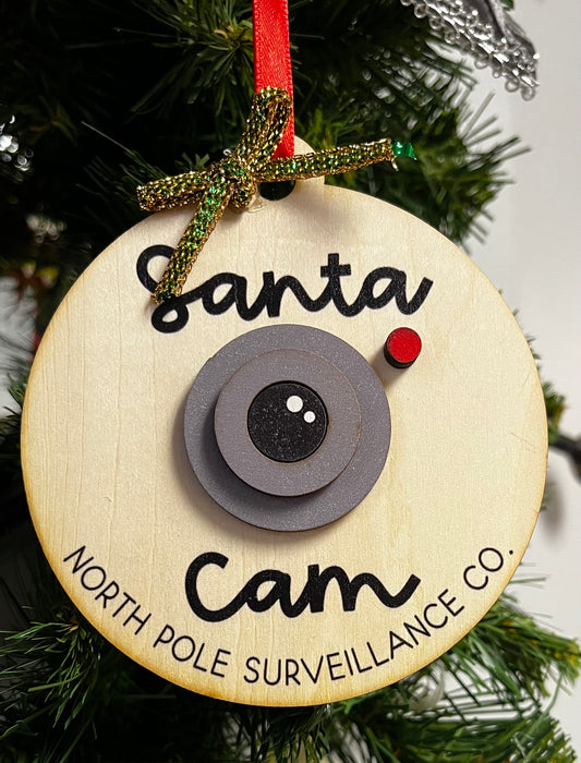 Santa Cam Ornaments