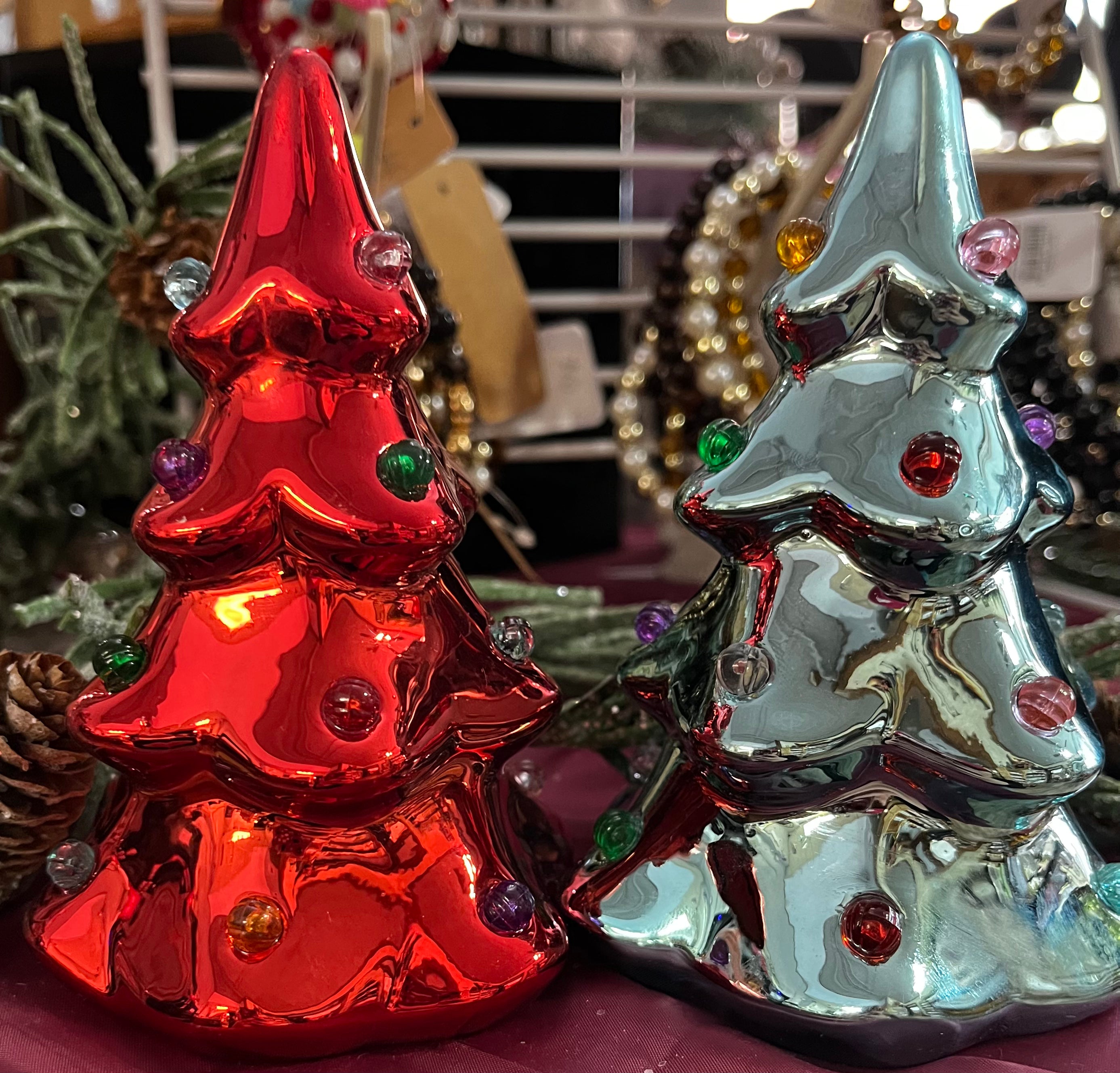 Small Light Up Christmas Trees