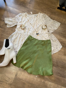 Emerald Creme Skirt