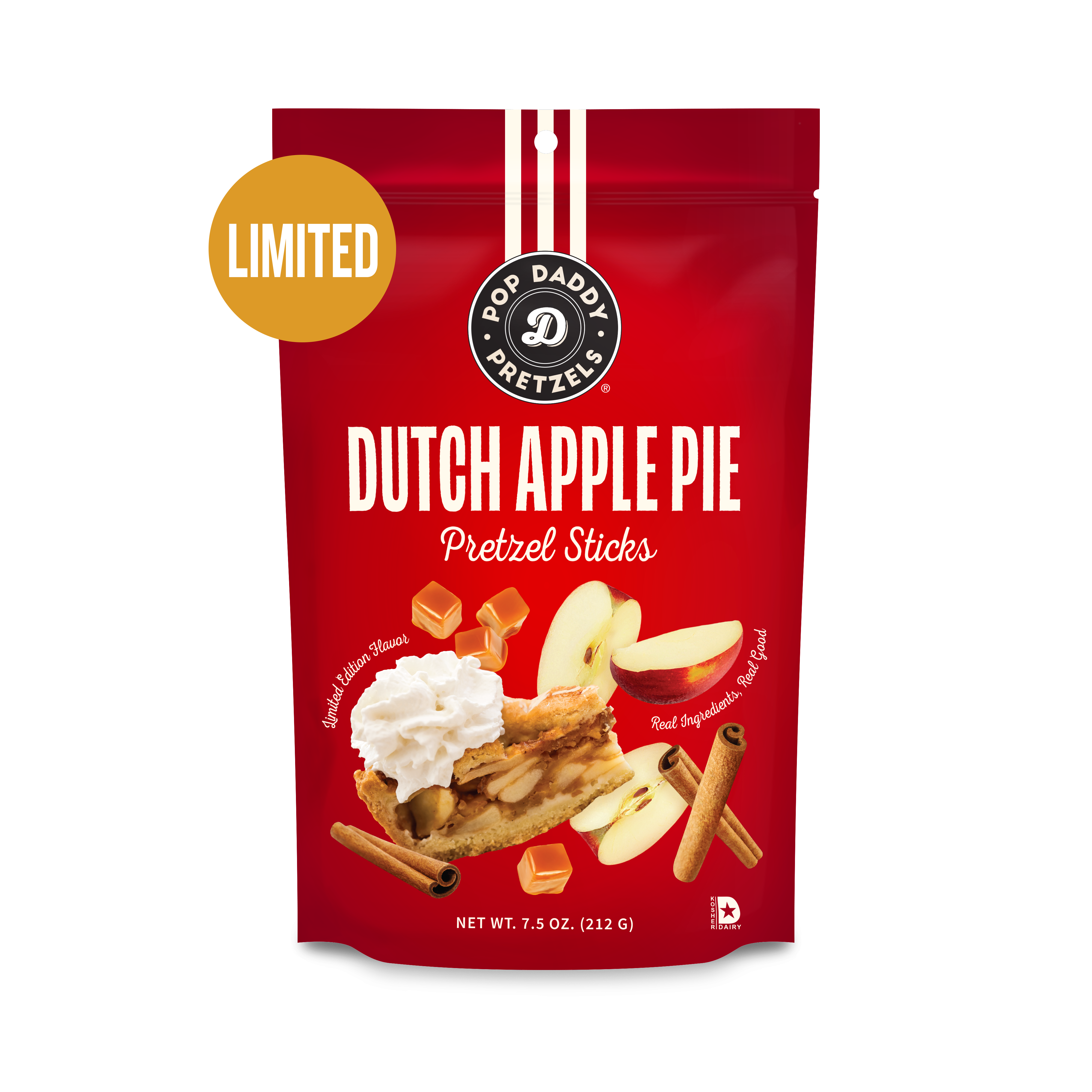 Pop Daddy Pretzel Sticks Dutch Apple Pie