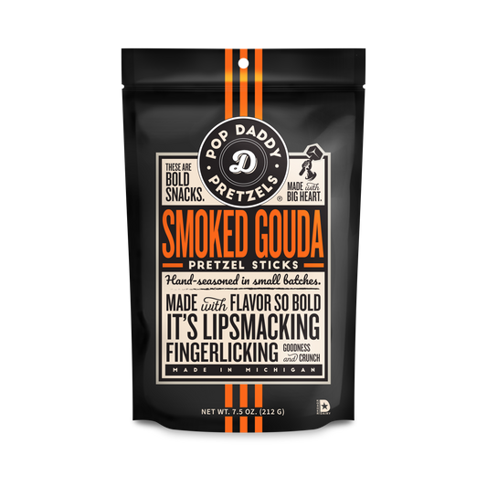 Pop Daddy Pretzel Sticks Smoked Gouda