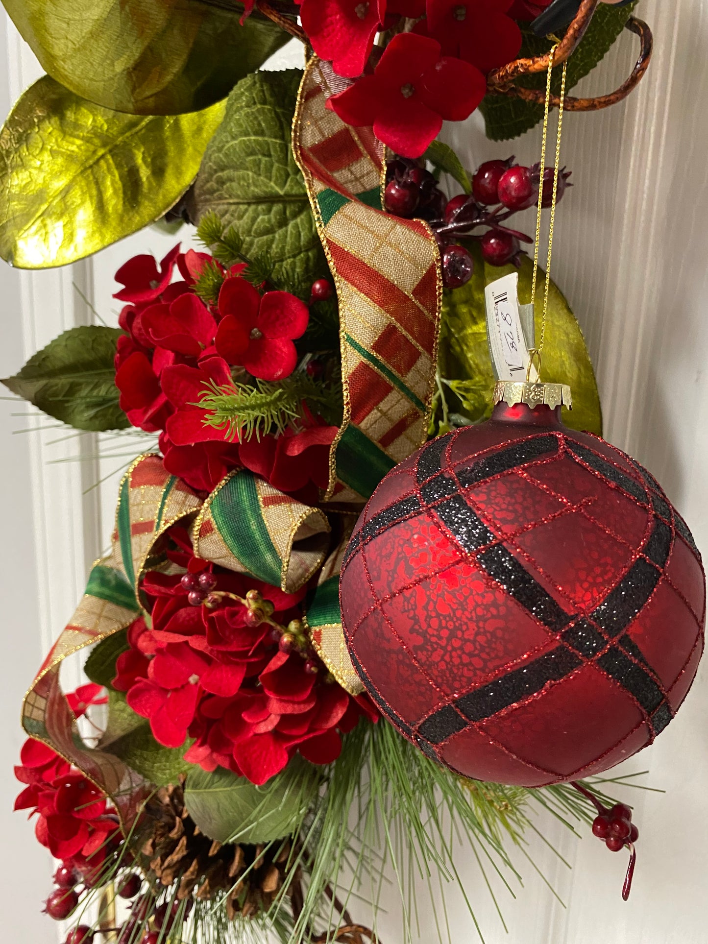 Black & Red Designed Ornament