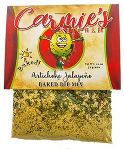 Carmie’s Artichoke Jalapeño Baked Dip Mix
