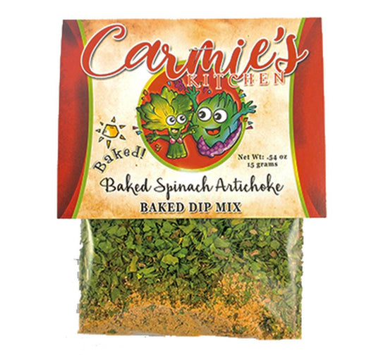 Carmie’s Baked Spinach Artichoke Baked Dip Mix