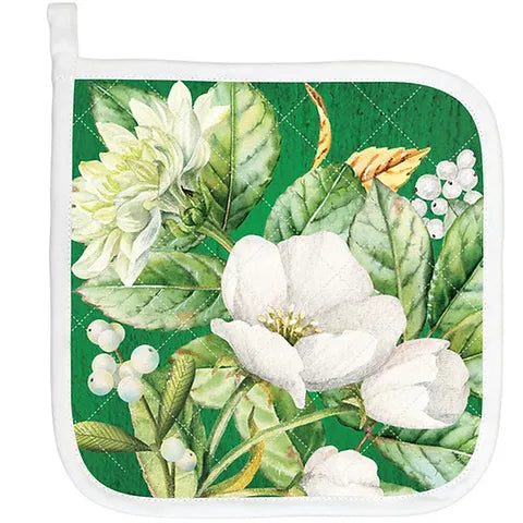 Michel Design Works Winter Blooms Potholder