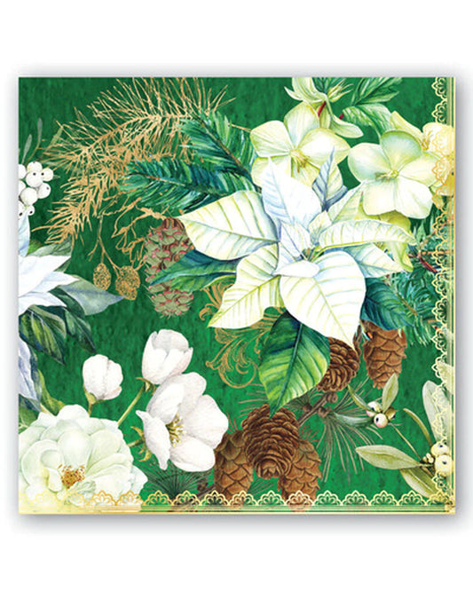 Michel Design Works Winter Blooms Cocktail Napkins