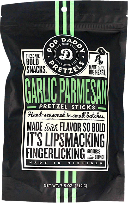 Pop Daddy Garlic Parmesan Pretzel Sticks