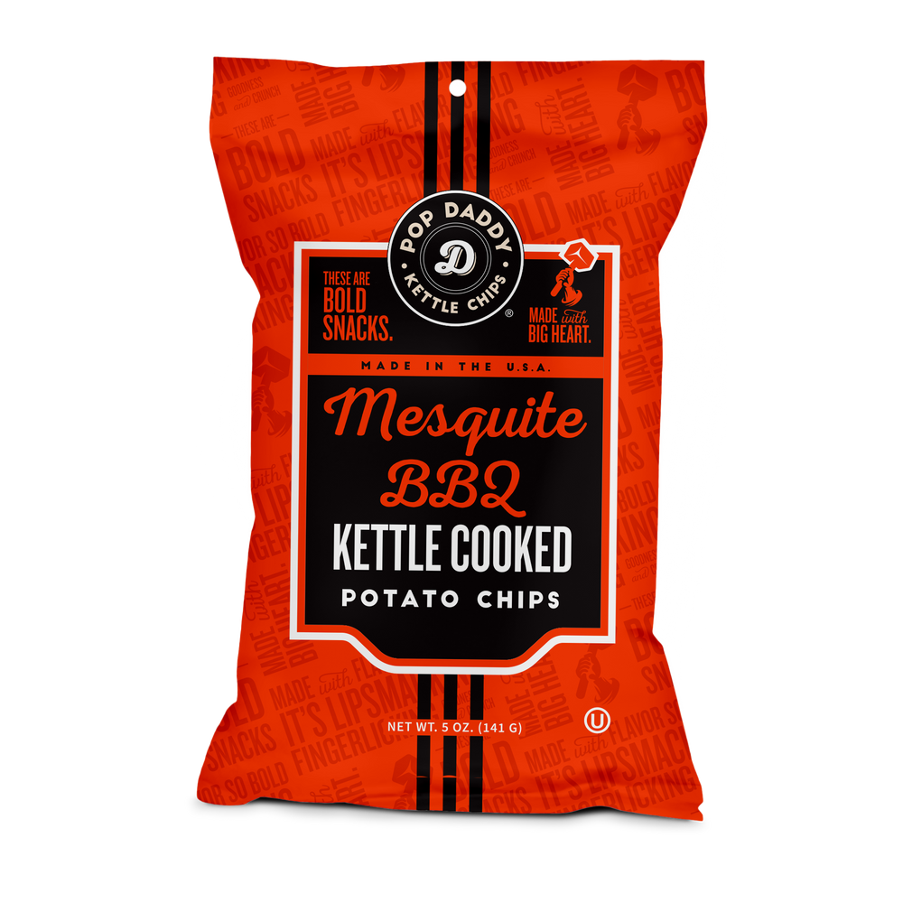 Pop Daddy Mesquite BBQ Kettle Chips