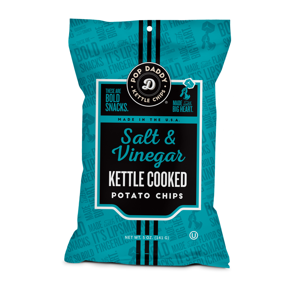 Pop Daddy Salt&Vinegar Kettle Chips