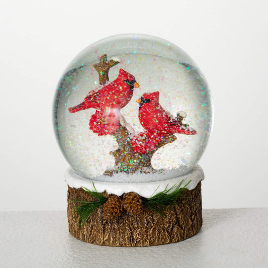 Cardinal Snowglobe