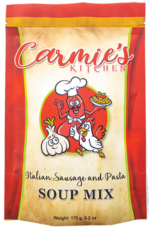 Carmie’s Kitchen Italian Sausage and Pasta Soup Mix