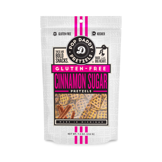 Pop Daddy Gluten-Free Cinnamon Sugar Pretzels