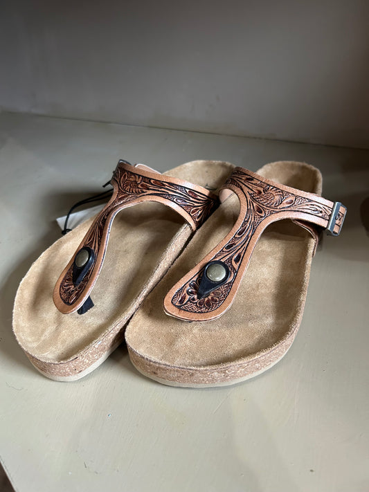 Myra Earthy Flip Flop Sandals