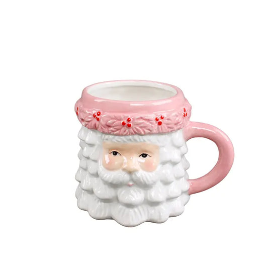 Pink Santa Mug