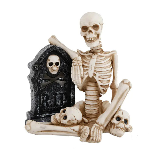 LED Skeleton & Tombstone