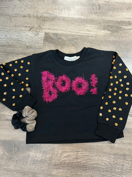 Girls Boo Crewneck