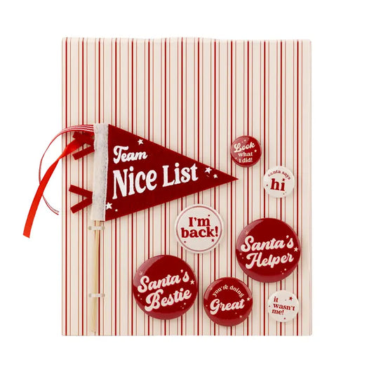 Elf on the Shelf Buttons & Mini Pennant