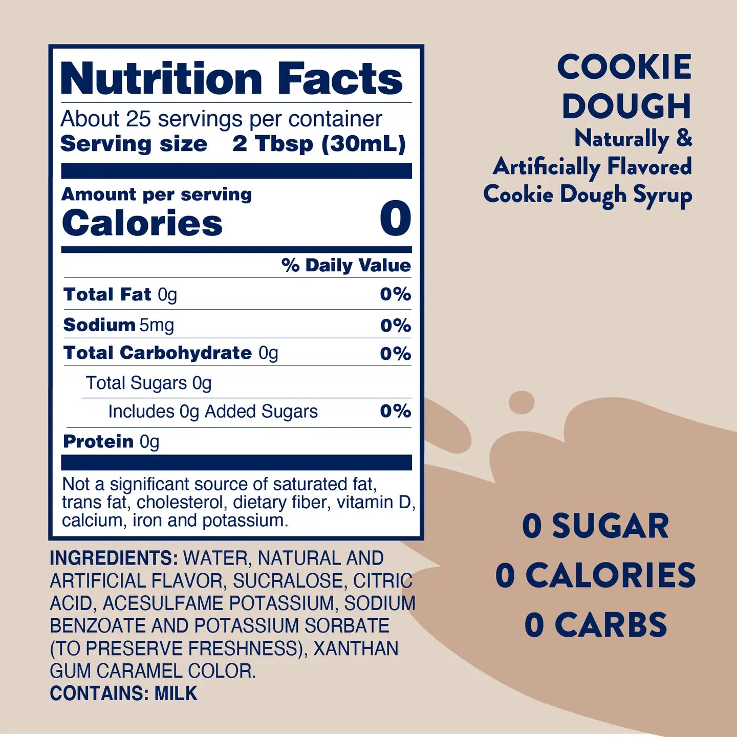 Cookie Dough Skinny Syrup