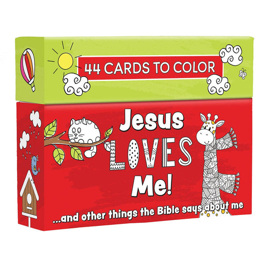 Jesus Loves You Coloring Cards