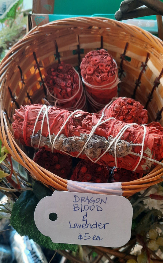 Dragons Blood Sage with Lavander