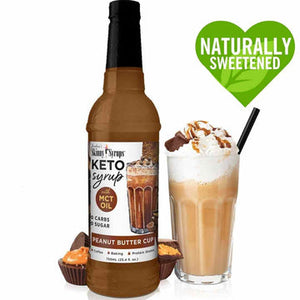 Keto Peanut Butter Cup Syrup with MCT