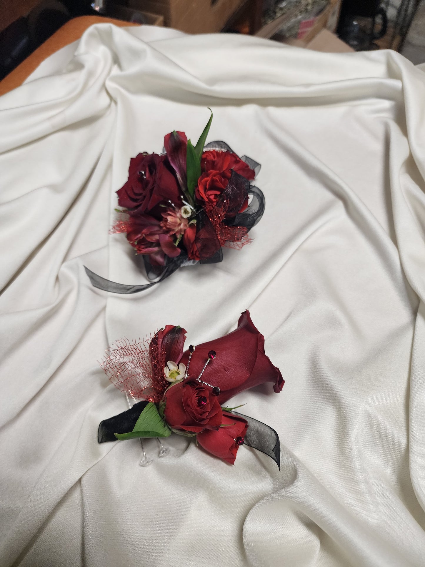 Corsage & Boutonierre Set