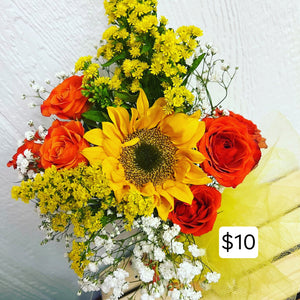 Single Sunflower Bouquet