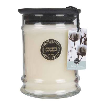 White Cotton Scented Candle