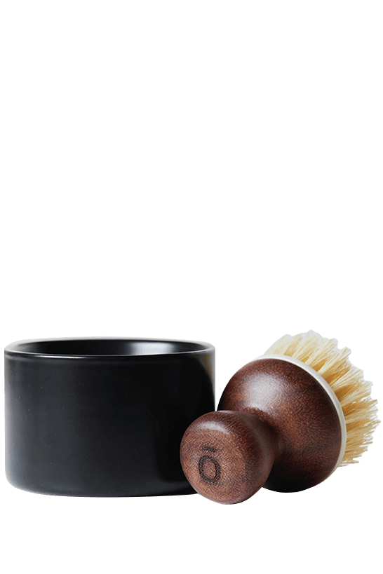 abōde™ Bubble Up Ceramic Dish and Brush Set