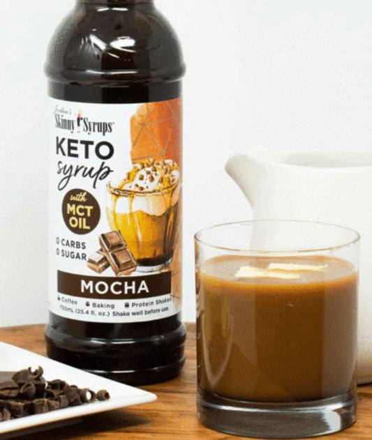 Keto Mocha with MCT Skinny Syrup